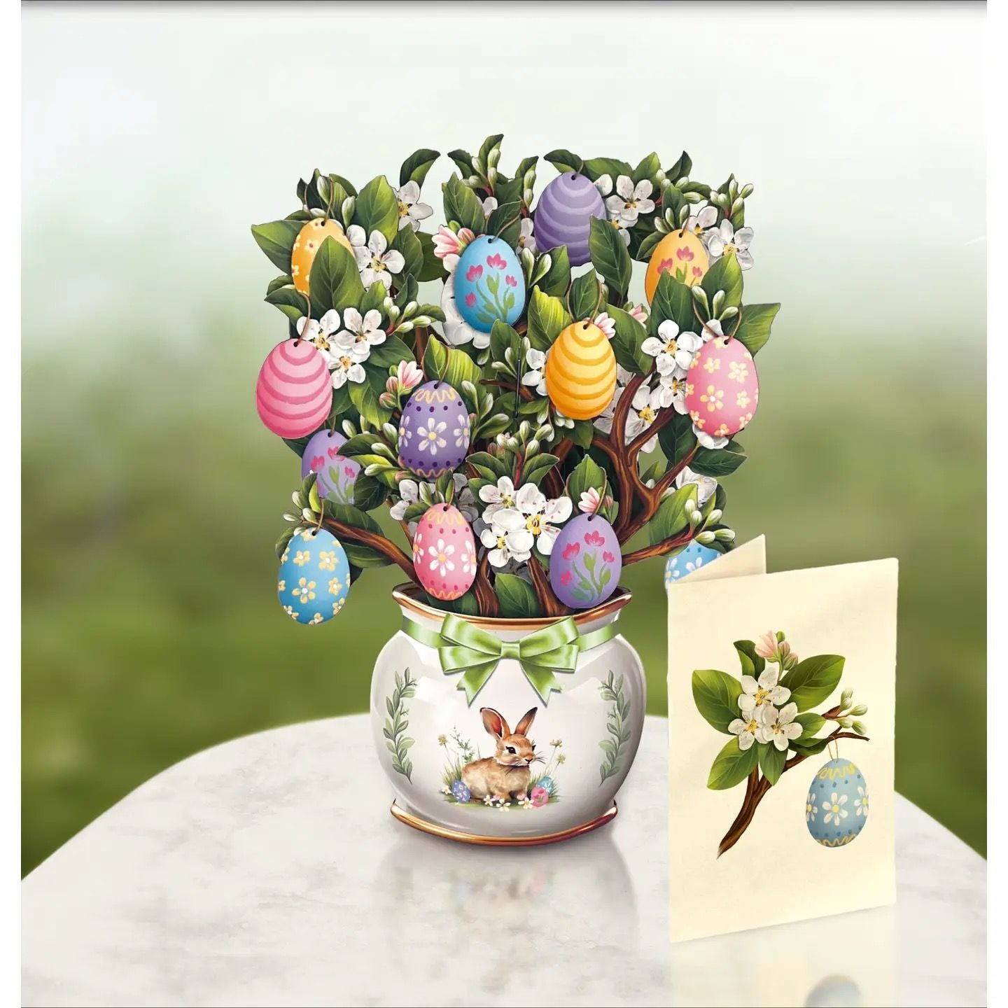 Seasonal - Easter - Mini Pop Up Card - Egg Tree