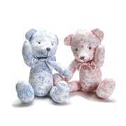 Children - Stuffed Bear - Toile - Blue