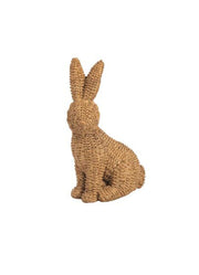 Seasonal - Bunny - Wicker Resin - Natural