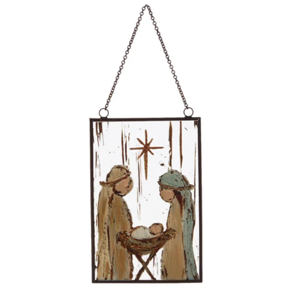 Holy Family Nativity Ornament - 6-Inch Christian Christmas Decor