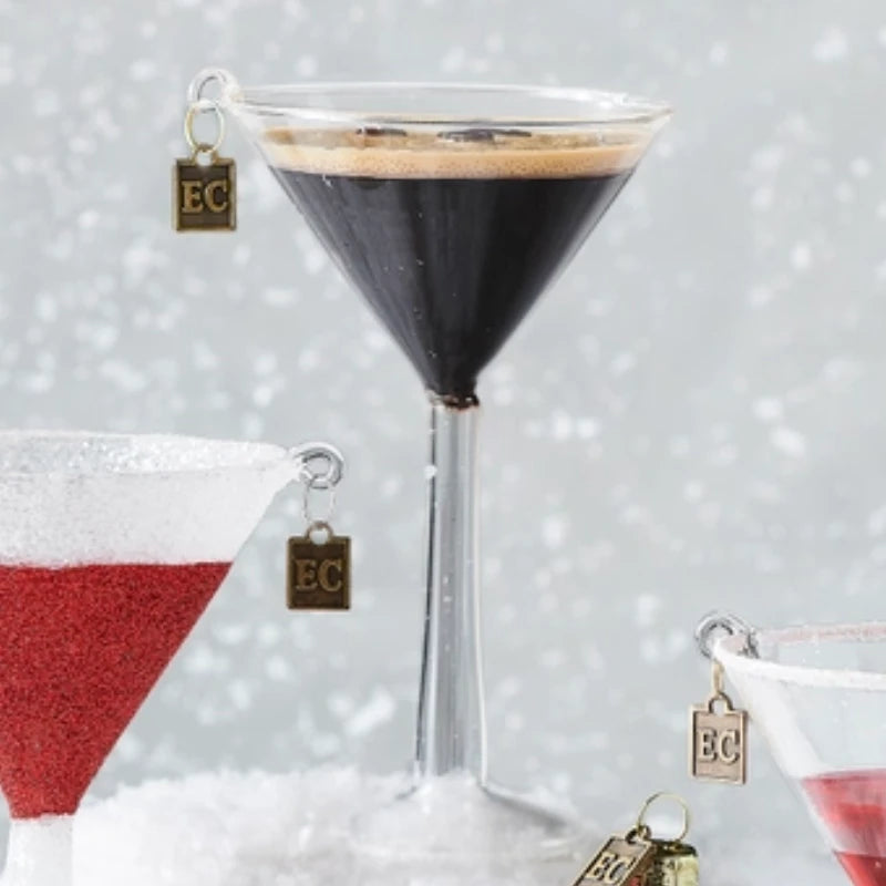 Chocolate Espresso Martini Ornament - 5.5”