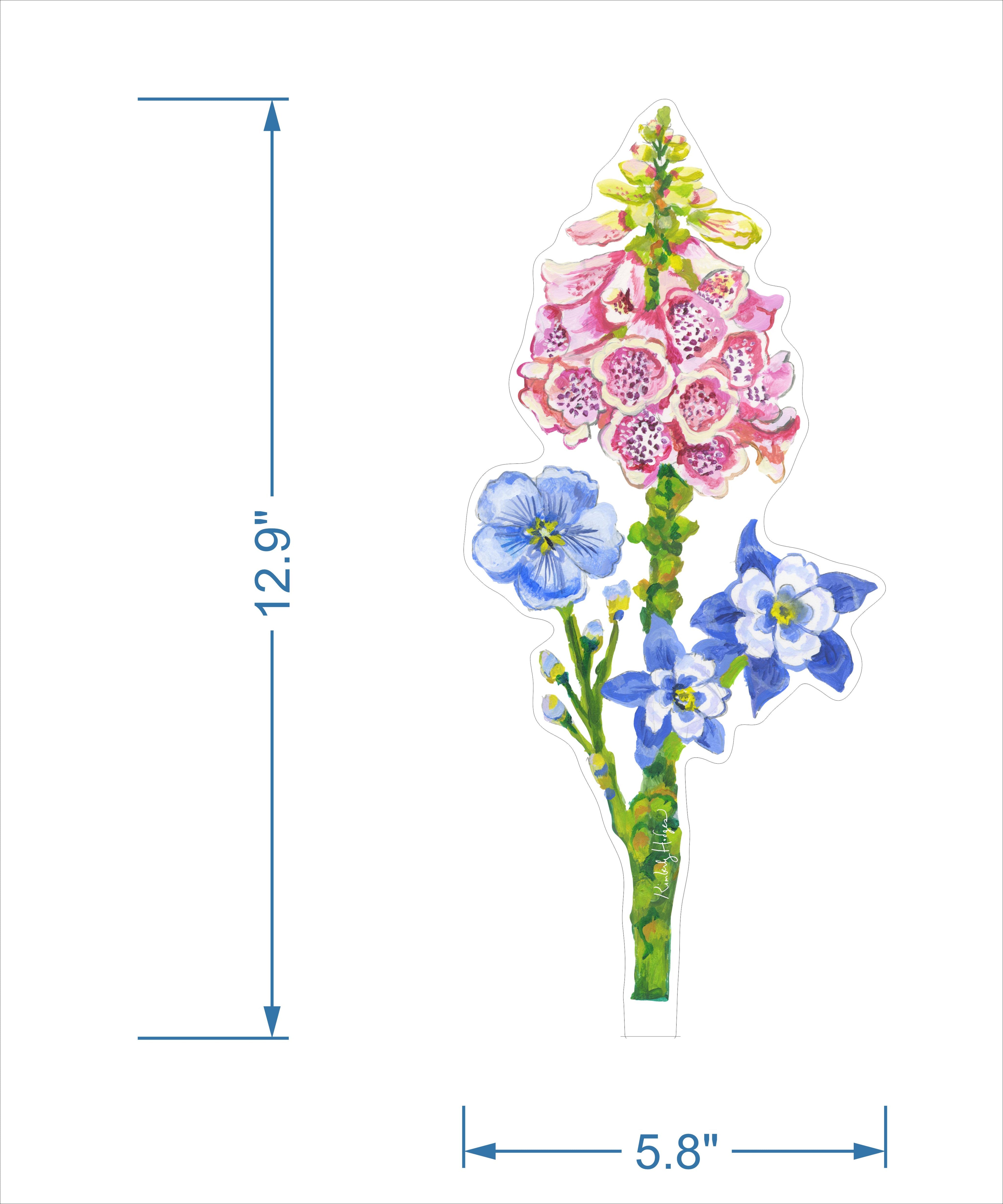 Home - Acrylic Flower - Foxglove Flower - Large