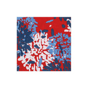 Chrysanthemum Red White & Blue Cocktail Napkins