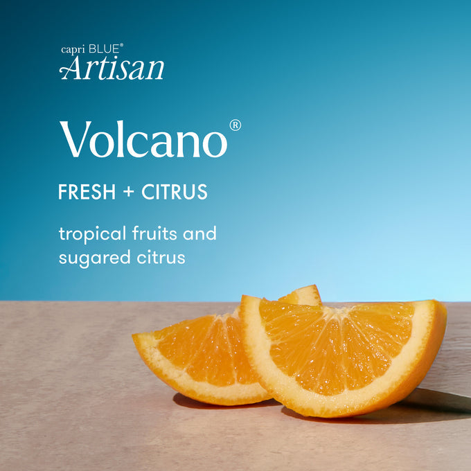 Volcano Candle – Petite 8 oz Turquoise Jar