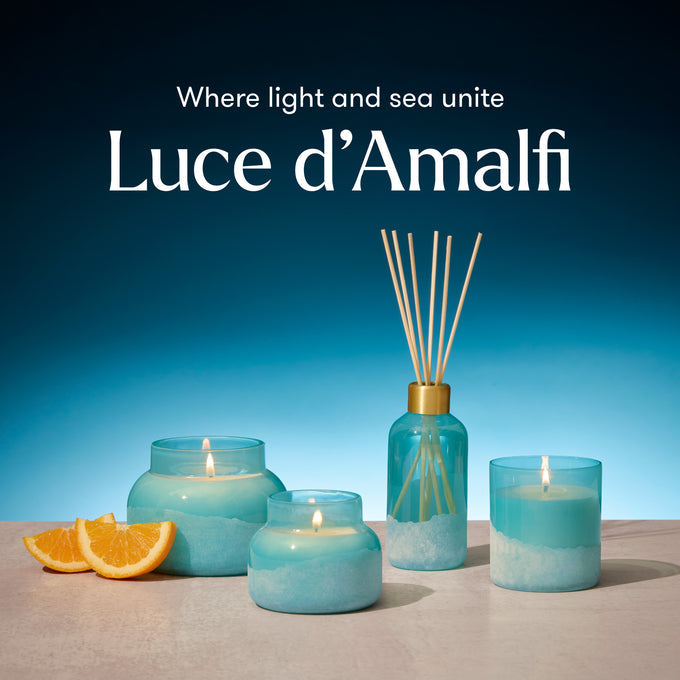 Volcano Candle – Petite 8 oz Turquoise Jar
