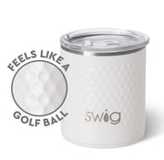 Golf ball style stainless steel cup 