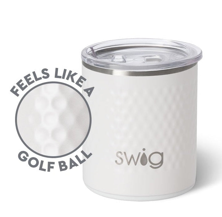 Golf ball style stainless steel cup 