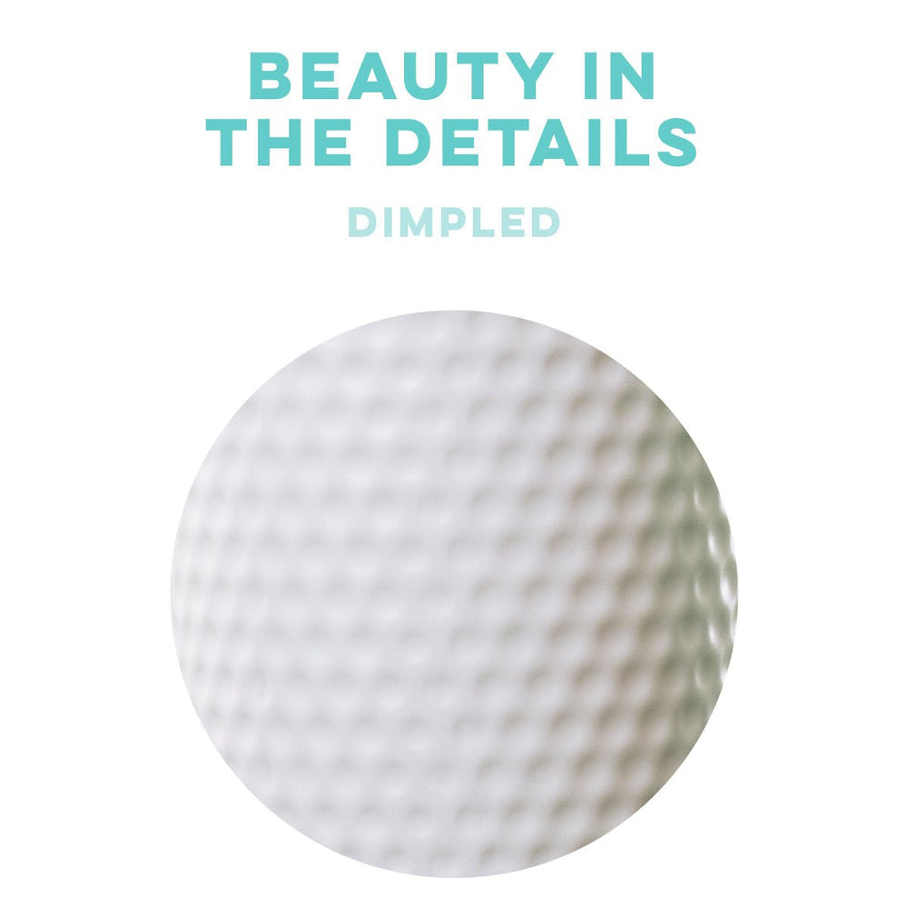 Golf ball pattern on a white background 
