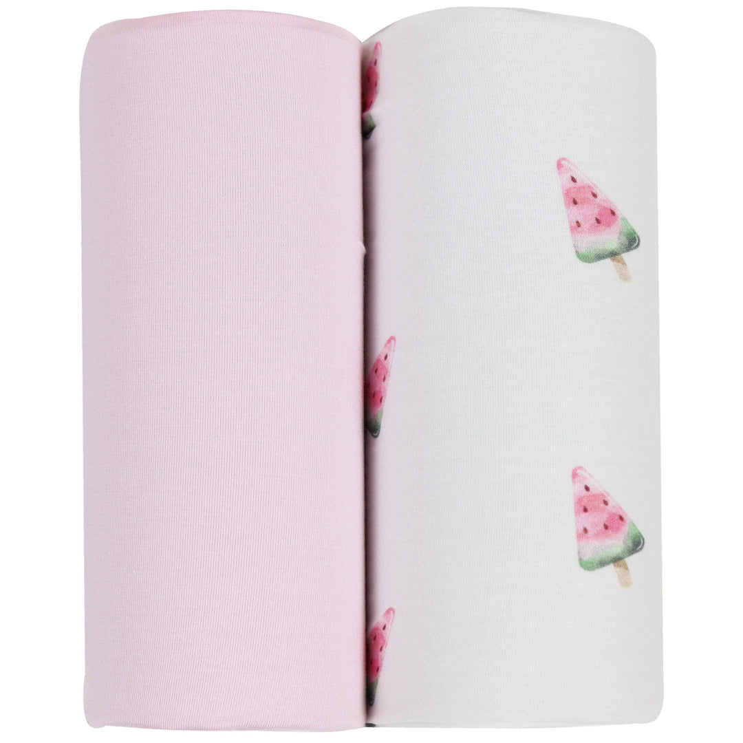 2-Pack Swaddle Blanket Set – Watermelon
