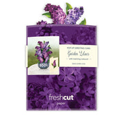 Pop-Up Card - Garden Lilacs - Mini
