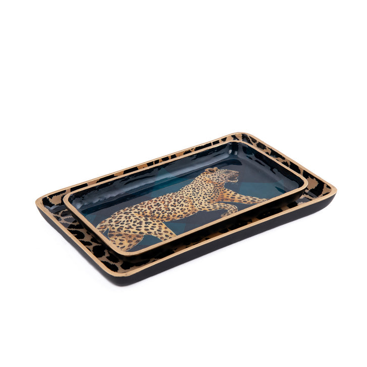 Tray - Leopard - Set of 2