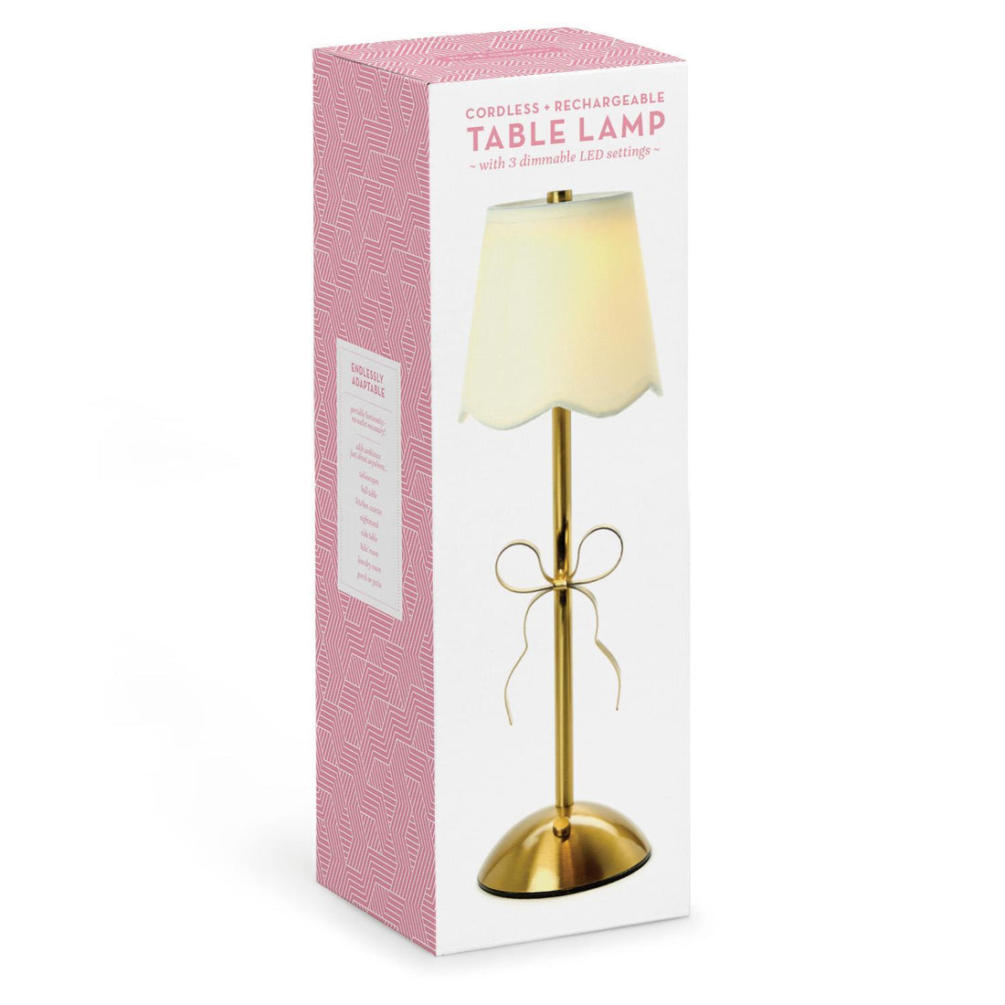 Picture 3 - gold bow lamp in box 