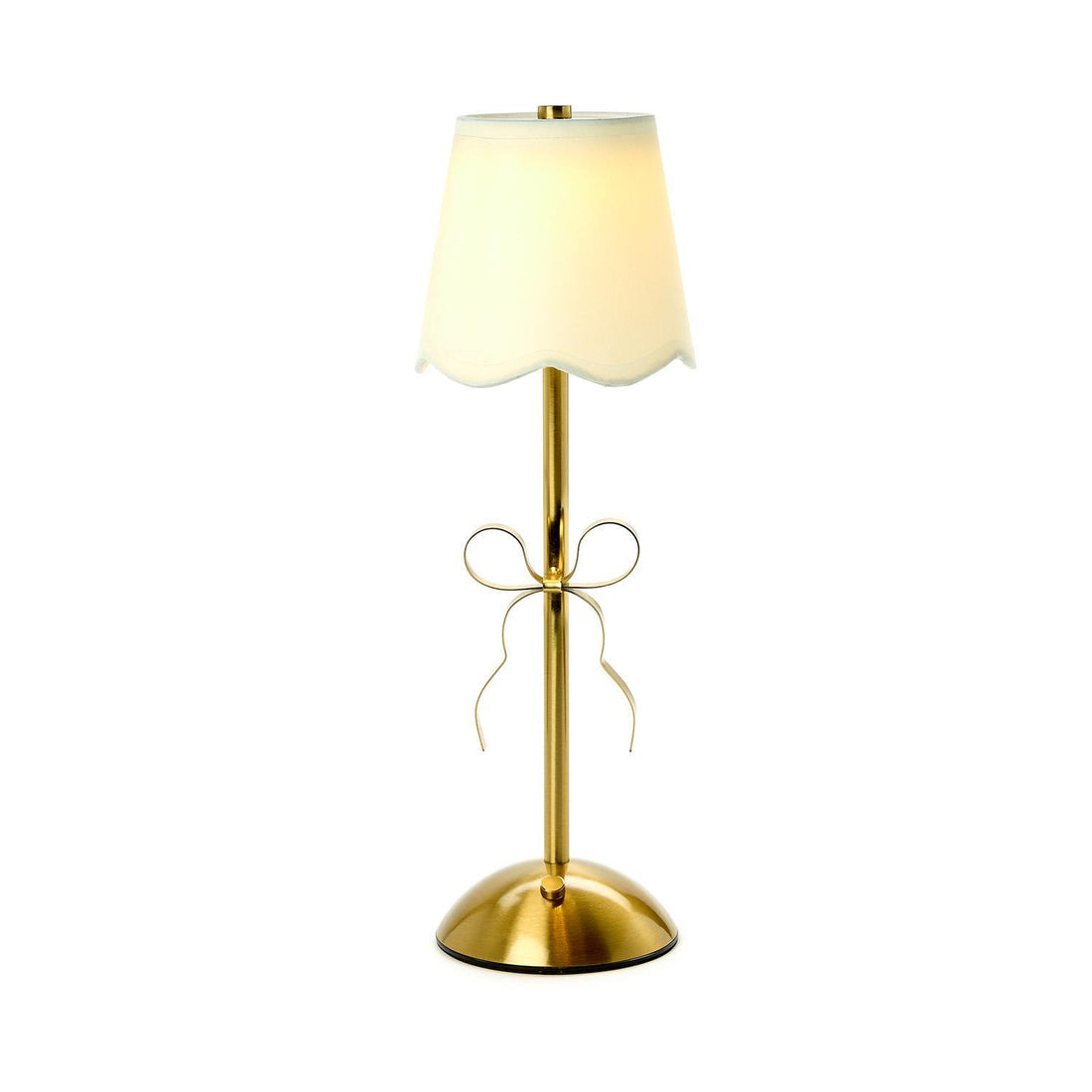 Photo 1 Gold Lamp with Bow