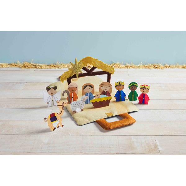 Seasonal - Children - Nativity Pouch made of fabric 