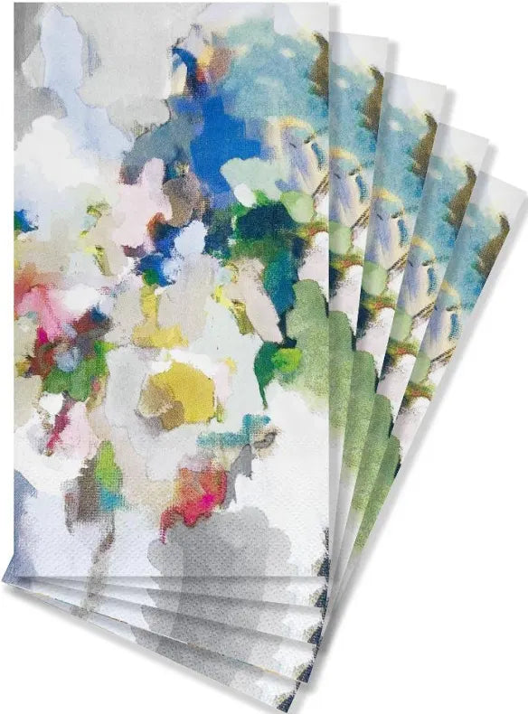 Napkins - Guest - Park Ave.- 5 of the colorful park avenue color napkins on a white background 