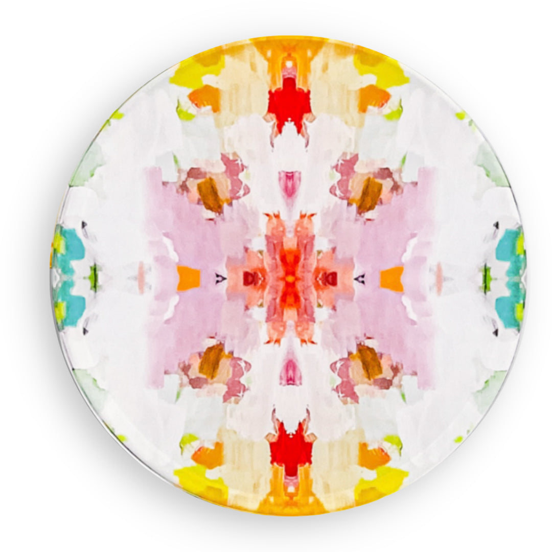 Acrylic Coaster - Giverny print by Laura Park - white background 