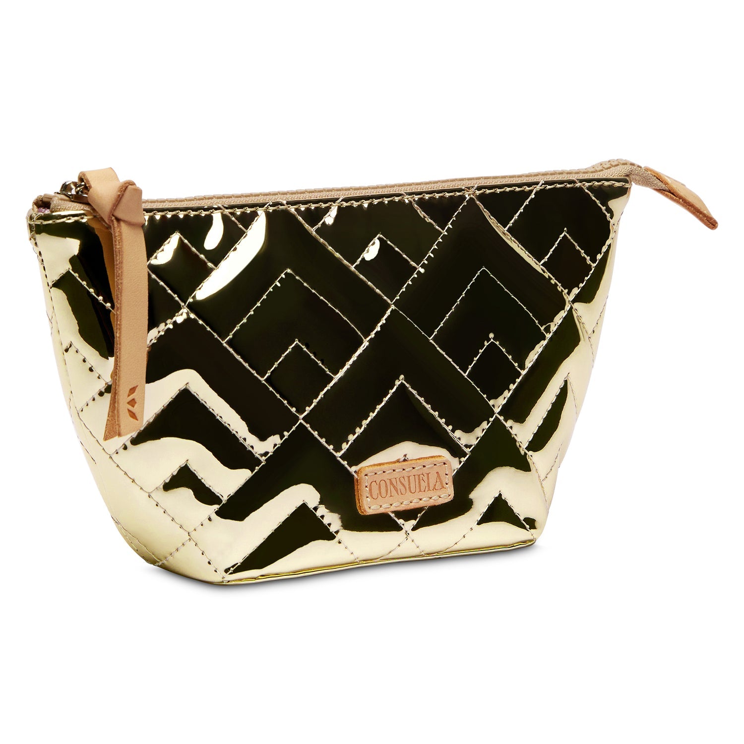 Accessories - Cosmetic Bag - Evadney - Gold - Medium