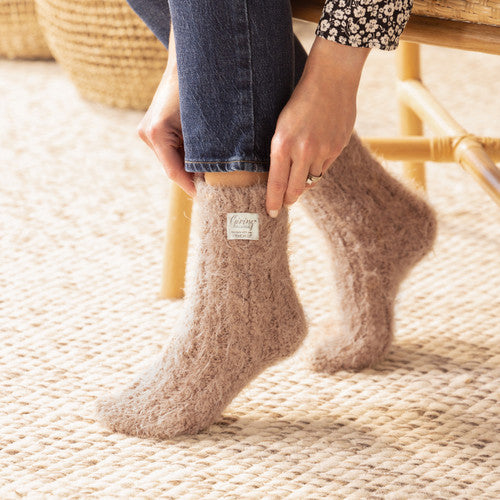 Apparel - Giving Socks - Camel