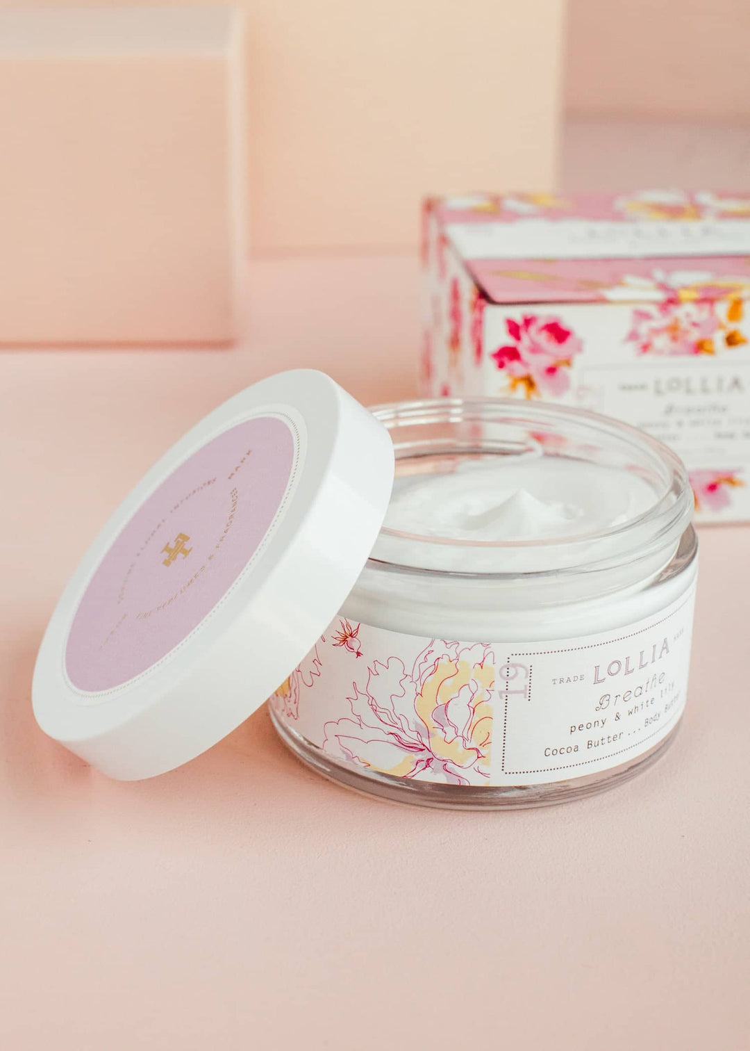 Body Butter - Breathe - Peony & White Lily - 5.5oz