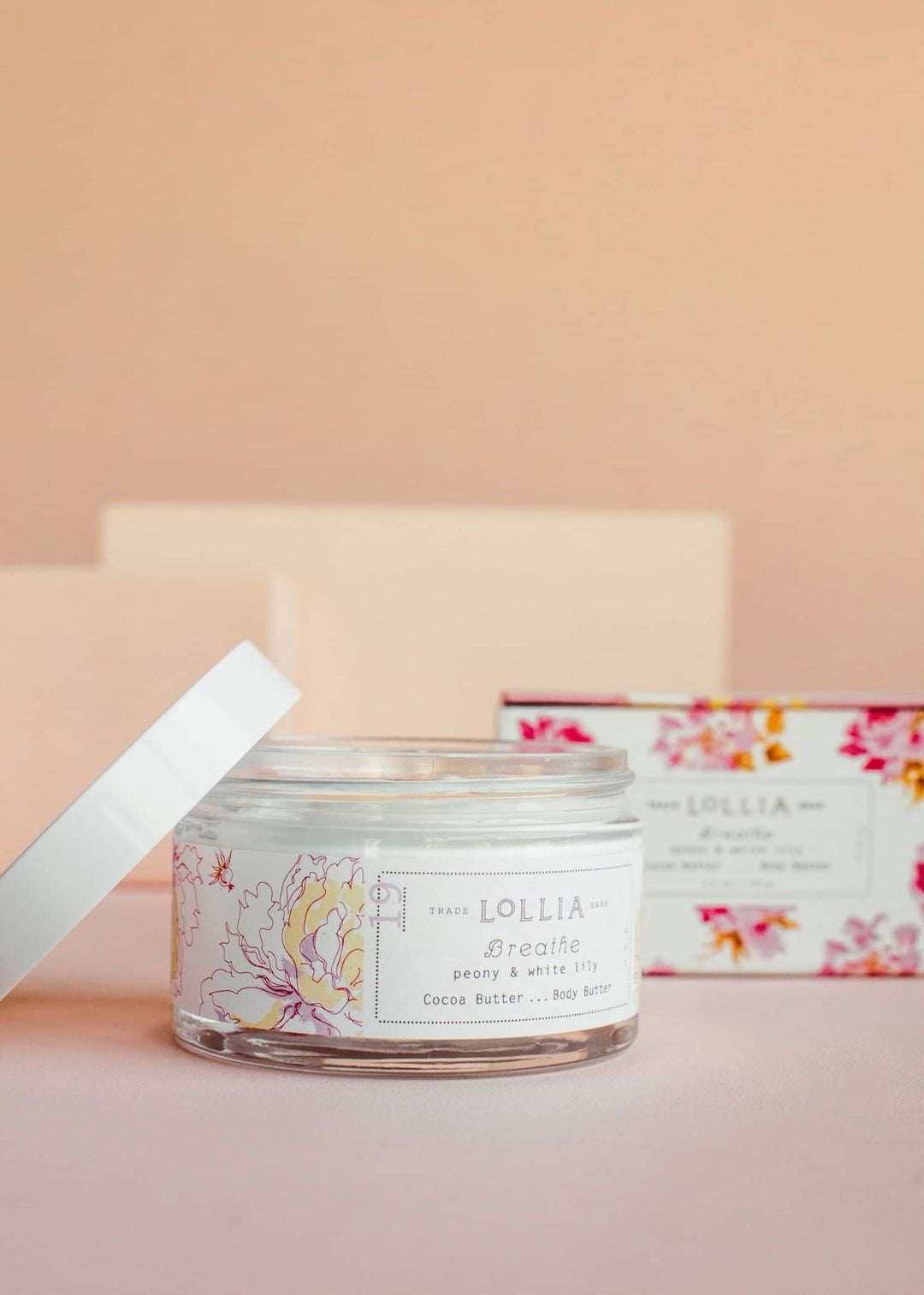Body Butter - Breathe - Peony & White Lily - 5.5oz