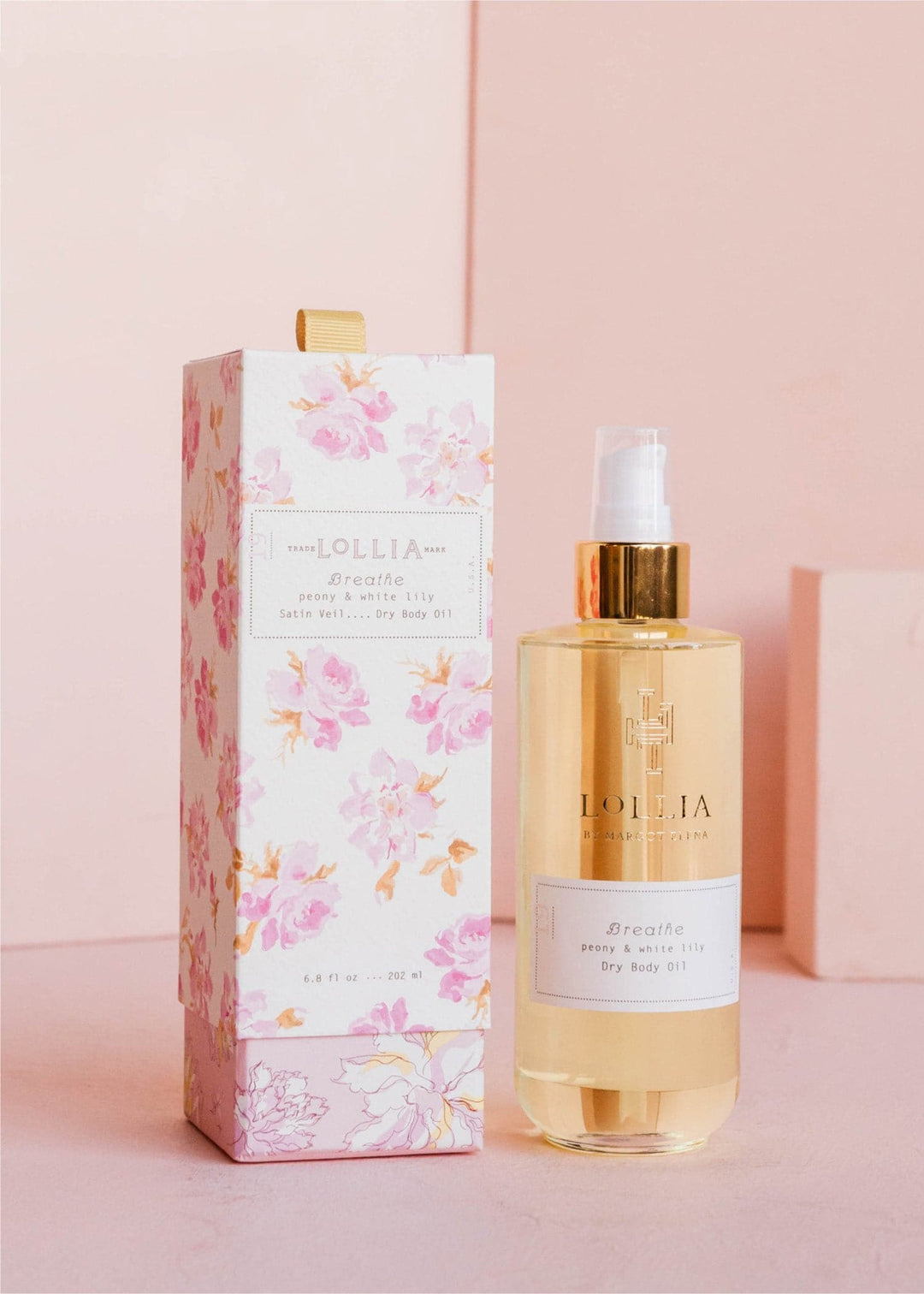 Dry Body Oil - Breathe - Peony & White Lily