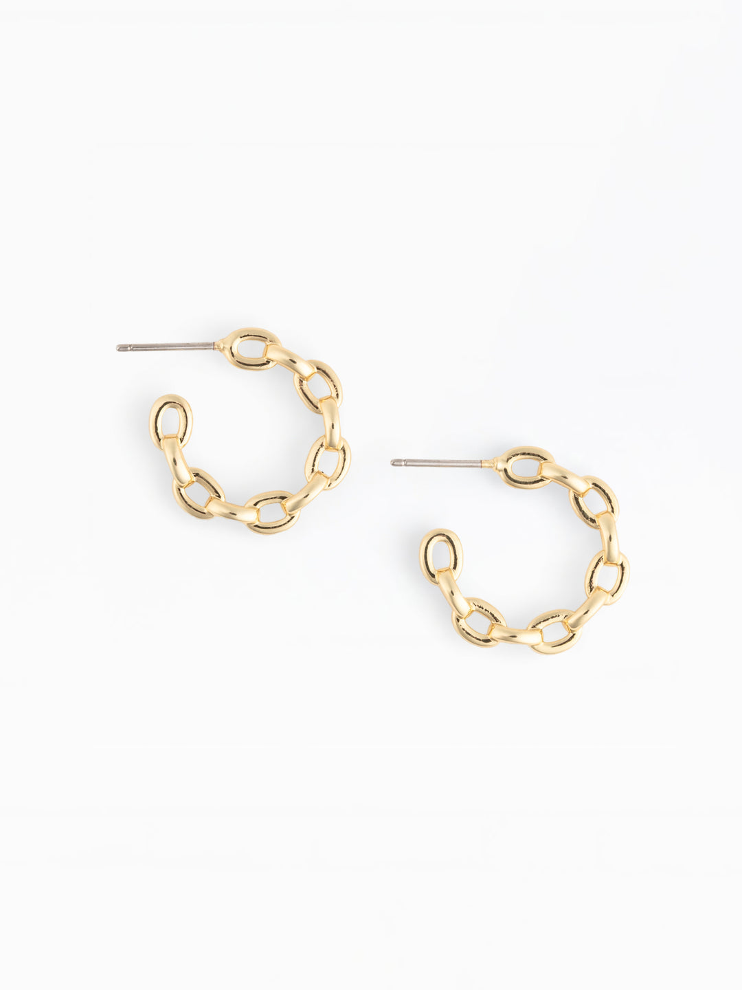 Ainsley Link Hoop Earrings