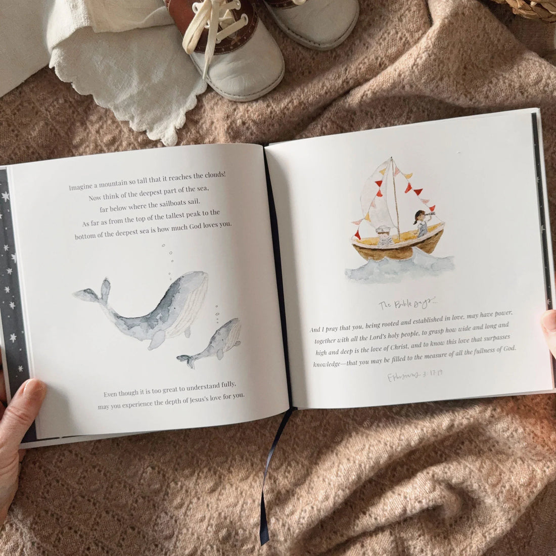 Bedtime Blessings Children's Hardcover Book - Watercolor Illustrated