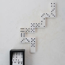 Men - Handmade Alabaster Dominos In Soapstone Box