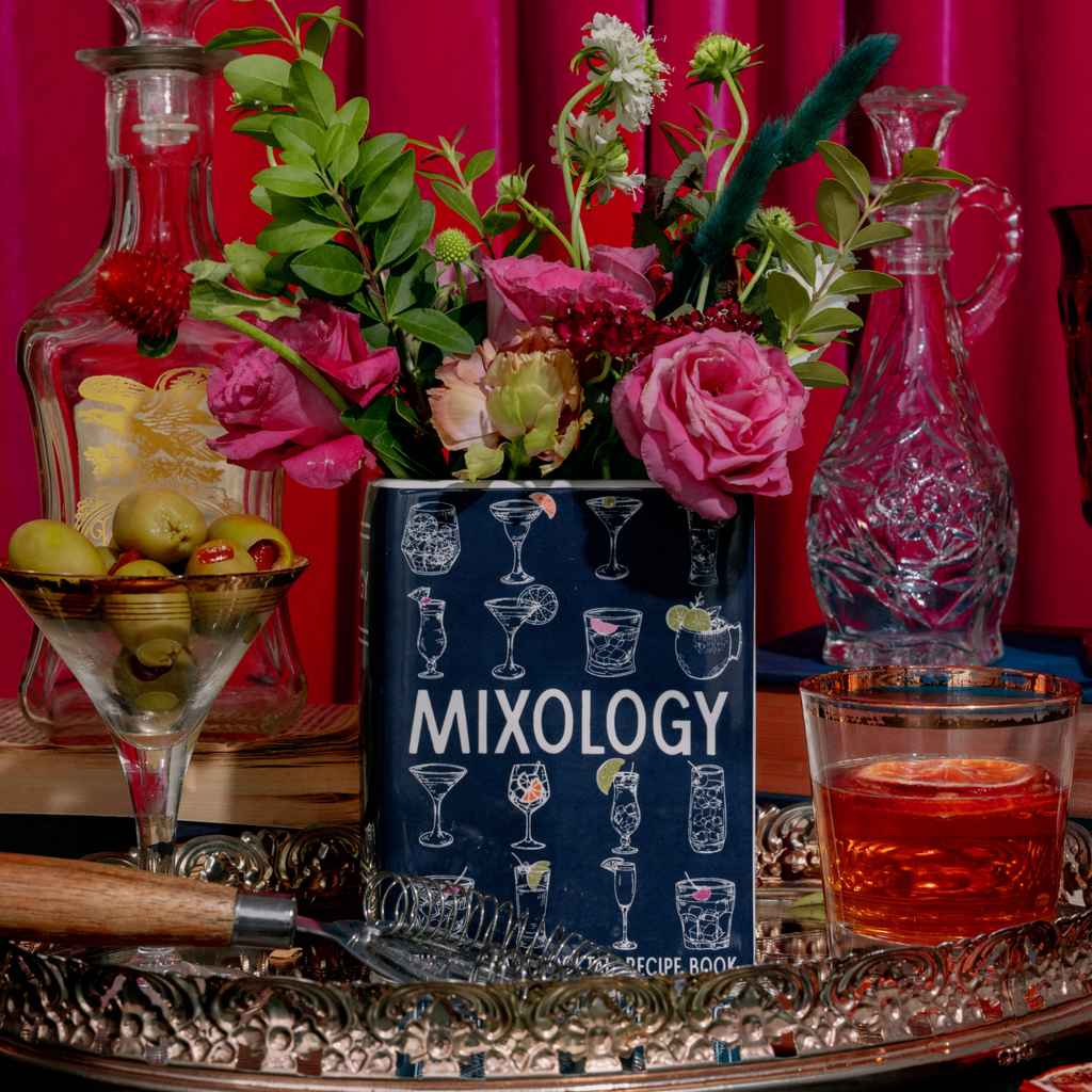 Vase - Book - Mixology - 4.25”x5.5”x2.25”