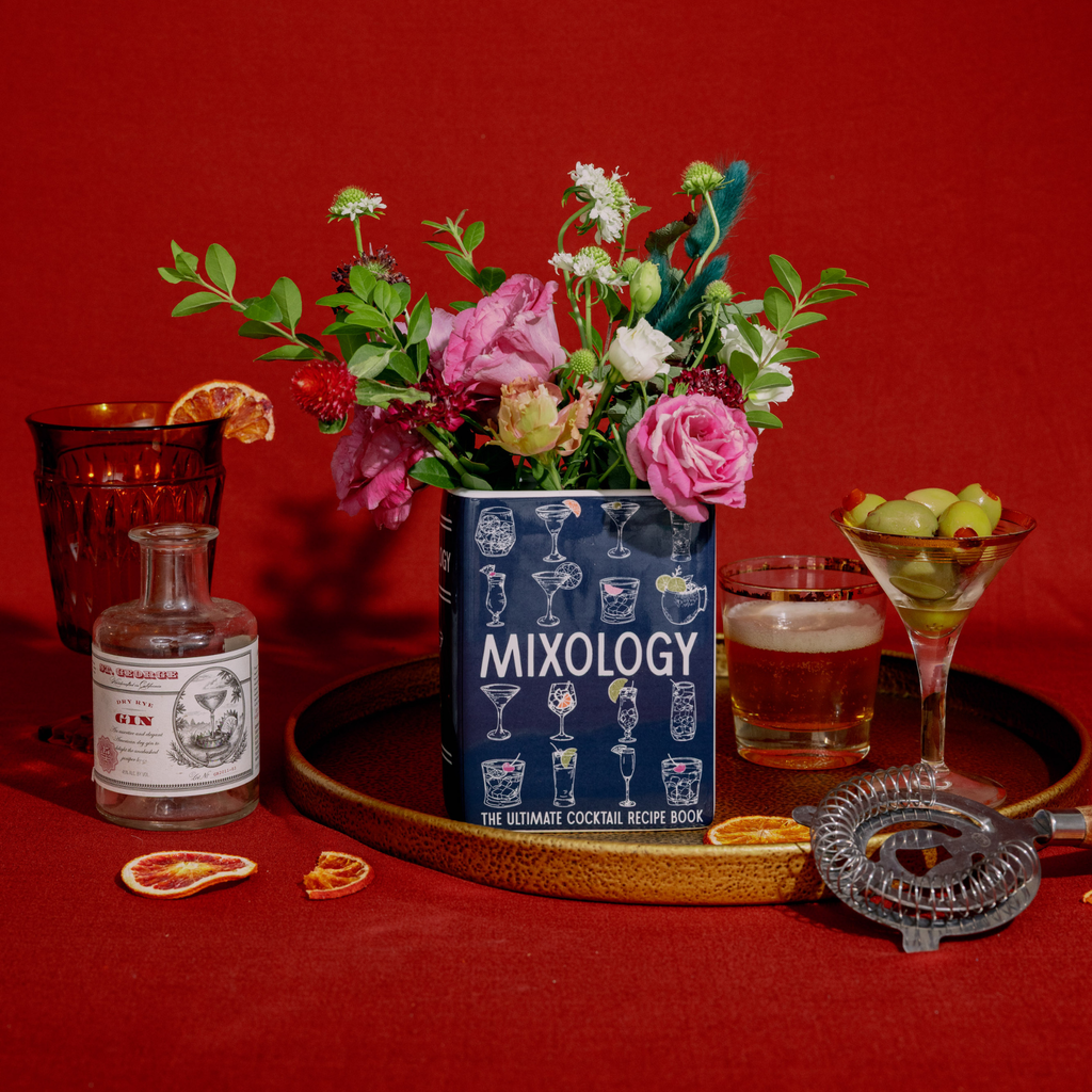 Vase - Book - Mixology - 4.25”x5.5”x2.25”