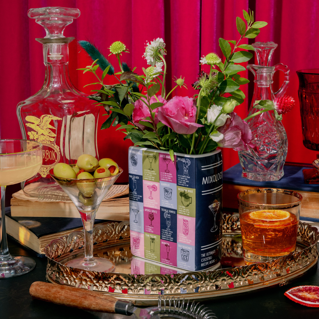 Vase - Book - Mixology - 4.25”x5.5”x2.25”