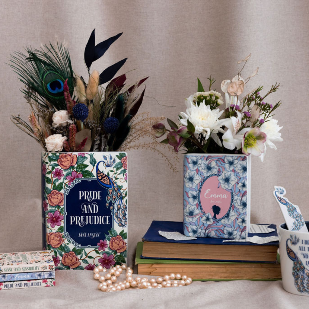Vase - Book - Pride & Prejudice 2 - 5.5”x8”x2.5”