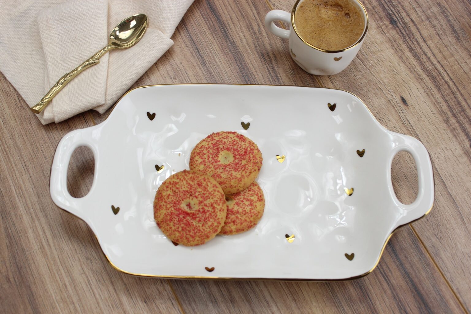Tray - Heart To Heart - Tray With Handles
