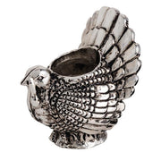 Seasonal - Taper Holder - Silver Turkey