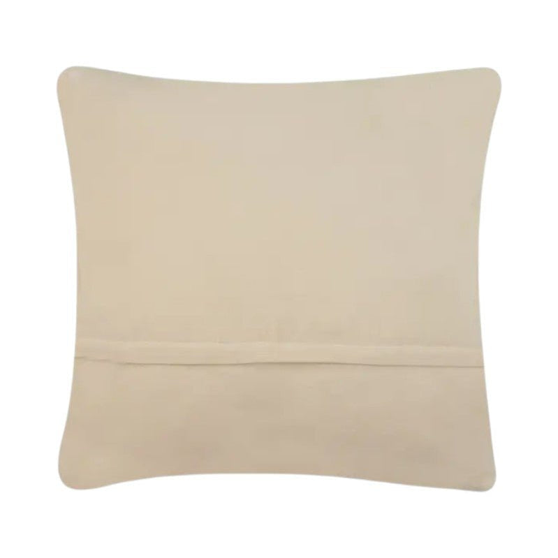 Beige pillow back on a white background