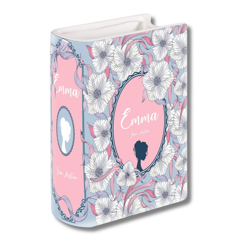 Product packaging with floral design and 'Emma' text on a white background