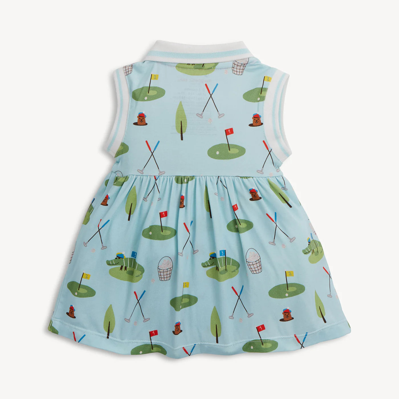 Children - Magnetic Polo Bodysuit Dress - Gopher It - 0-3 mo.