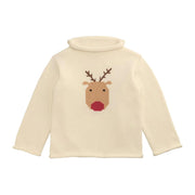 Seasonal - Children - Apparel - Reindeer Rollneck Sweater - 4T-5T