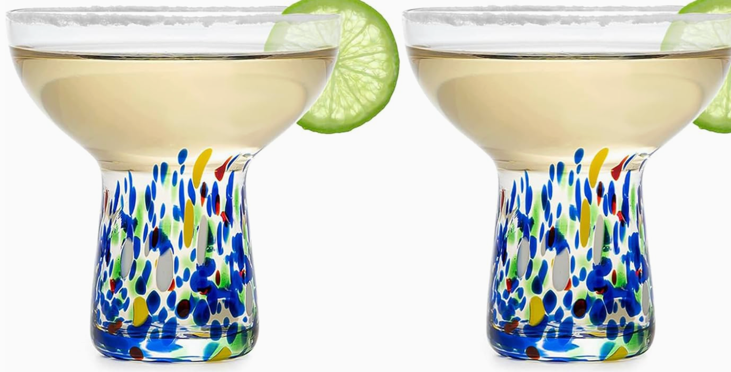 Barware - Confetti Stemless Glass - Set of 2 - 14 oz