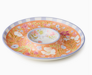 Home  - Chip & Dip - Menagerie Ceramic - 13.75"