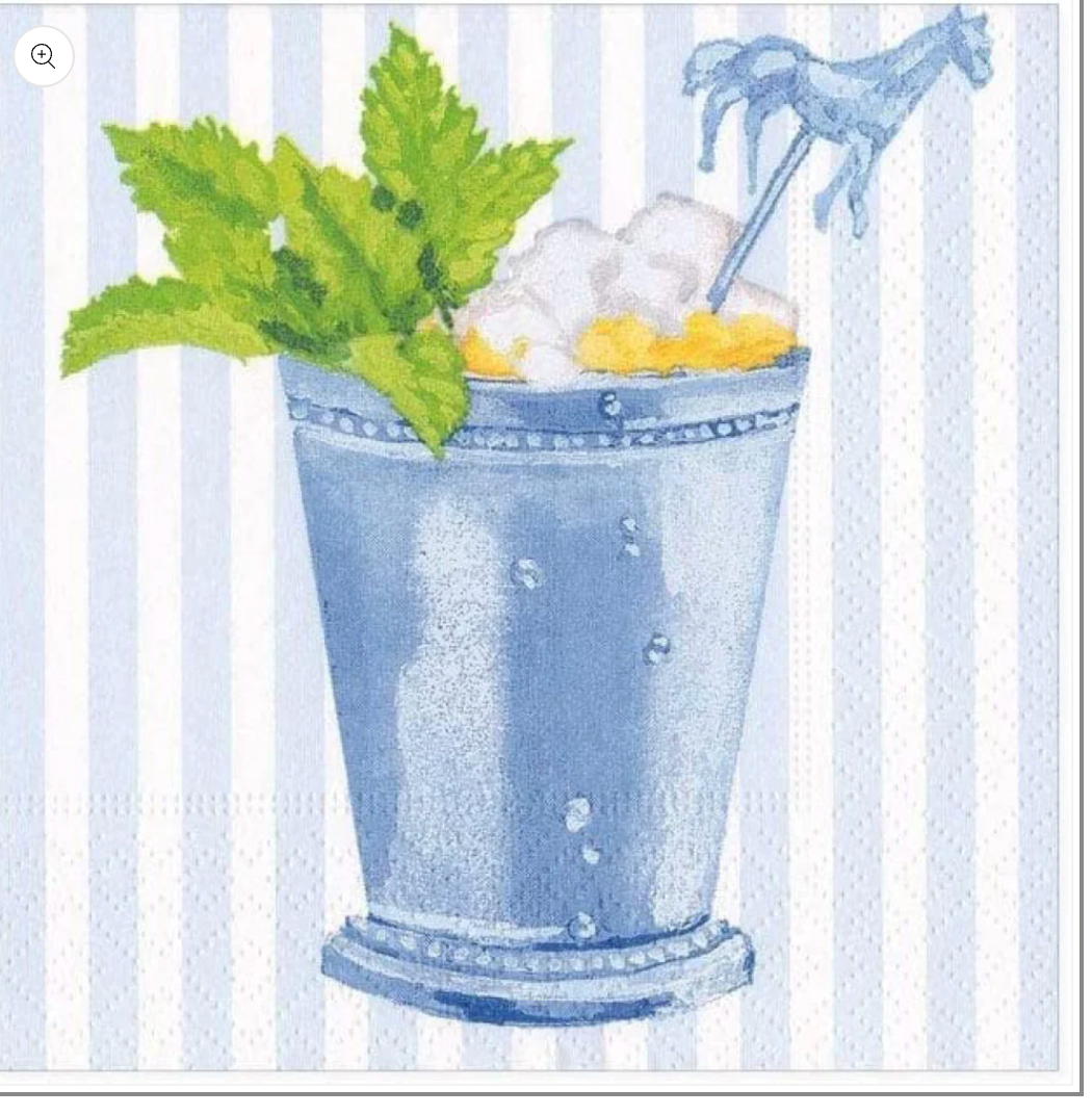 Napkins - Cocktail - Mint Julep