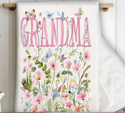 Mother's Day Wildflowers Tea Towel – Gift for Grandma