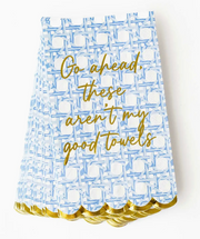 Blue Cane Guest Napkins