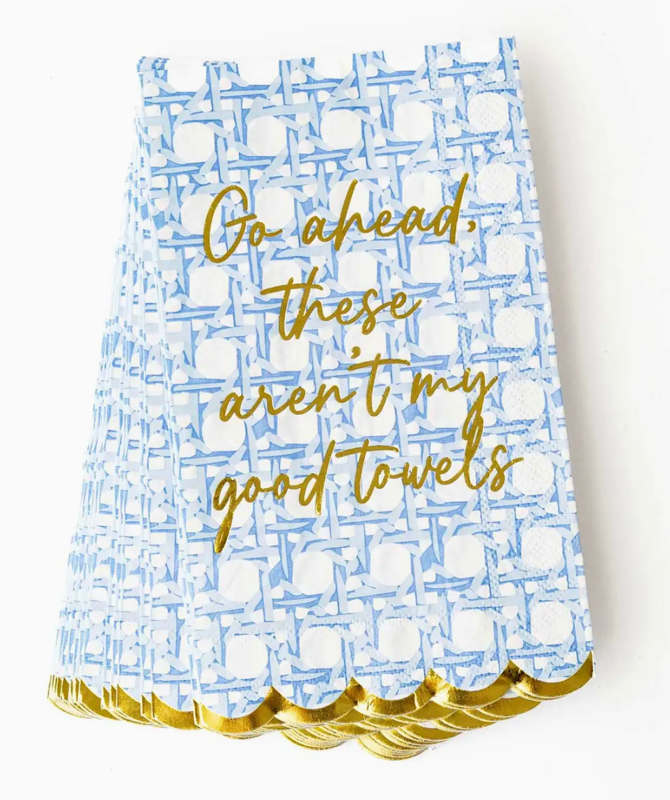 Blue Cane Guest Napkins
