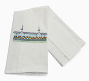 Tea towel - Derby Day - Embroidered