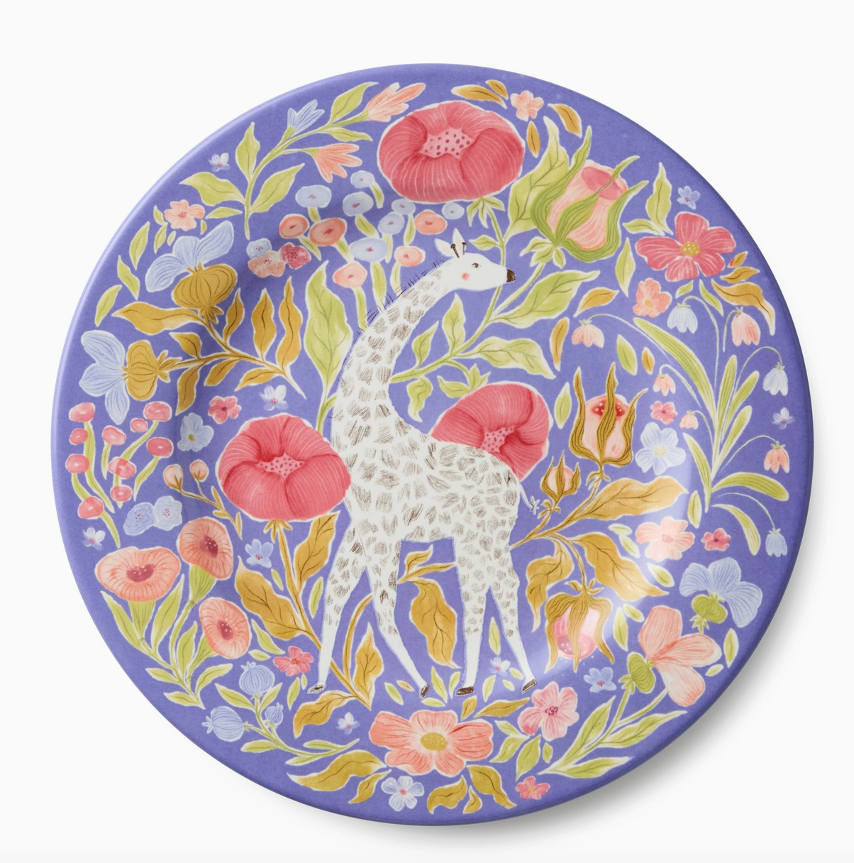 Home - Salad Plate - Menagerie Ceramic - Set of 4 - 9"