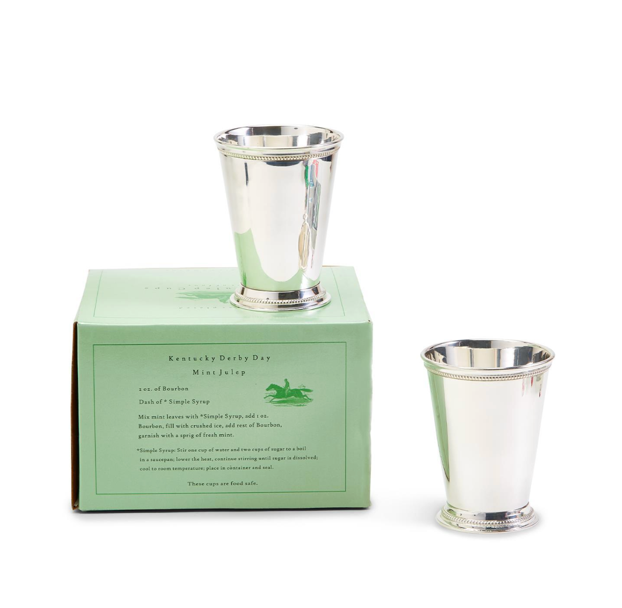 Home - Silver Cups - Mint Julip - Set/4