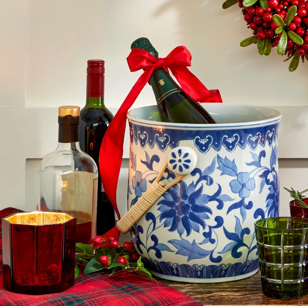 Canton Cooler Ice Bucket - Decorative Barware & Entertaining Accessory