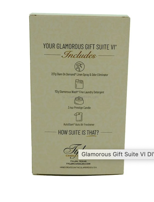 Diva Gift set in box including a spray bottle, jar, and laundry soap in a box on white background