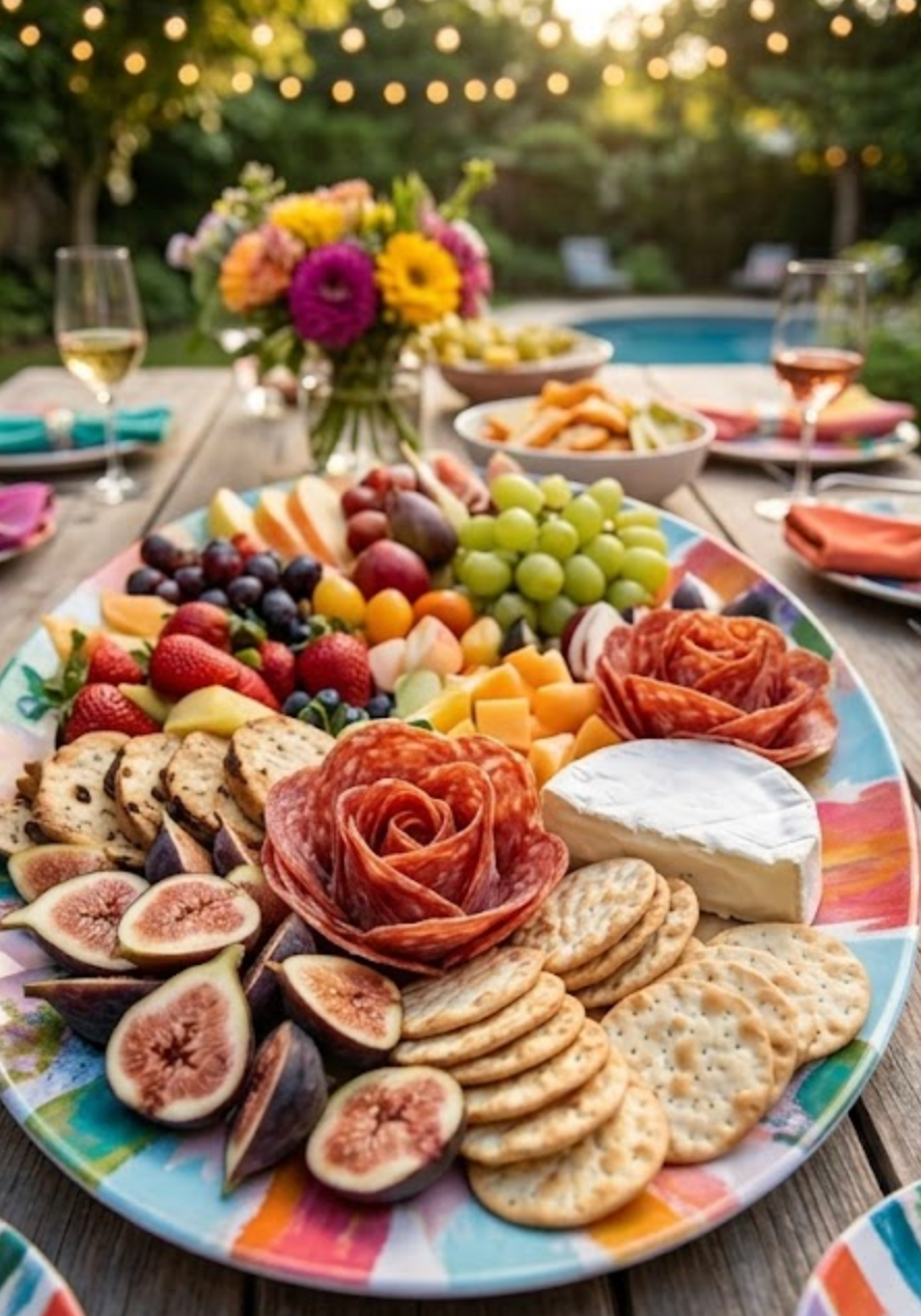 Antigua Smile Melamine Platter by Laura Park Designs